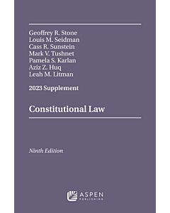 Constitutional Law Supplement 9798889062417