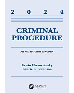 Criminal Procedure Case and Statutory Supplement (Instant Digital Access Code Only) 9798892077132