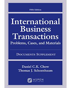 International Business Transactions: Problems, Cases, and Materials Documents Supplement (Instant Digital Access Code Only) 9798889064923