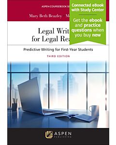 Legal Writing for Legal Readers: Predictive Writing for First-Year Students (w/ Connected eBook with Study Center) (Instant Digital Access Code Only) 9781543857009