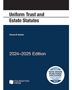 Uniform Trust and Estate Statutes (Instant Digital Access Code Only) 9781685615475