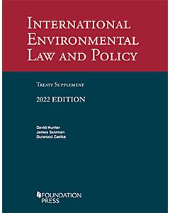 Treaty Supplement to International Environmental Law and Policy 9781636599762