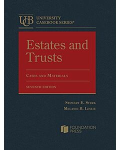 Estates and Trusts: Cases and Materials (University Casebook Series) 9781685613648