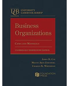 Business Organizations, Cases and Materials, Unabridged (University Casebook Series) 9780314291240