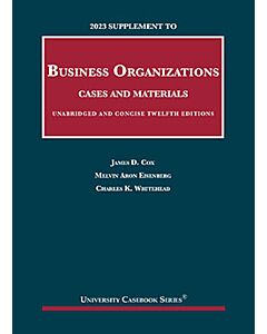 Corporations and Other Business Organizations, Cases and Materials Supplement 9798887860459
