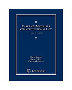 Cases and Materials on Constitutional Law 9781630430566