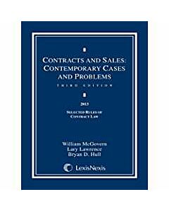 Supplement to Contracts and Sales: Contemporary Cases and Problems 9780769864204