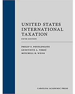 United States International Taxation 9781531024734