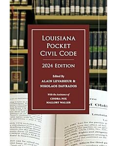 Louisiana Pocket Civil Code 9781531030735