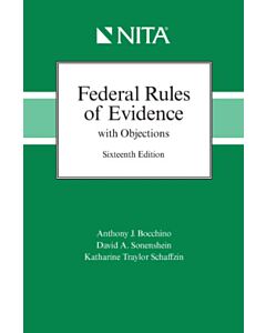 Federal Rules of Evidence With Objections (NITA) 9798886690293