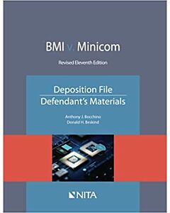 BMI v. Minicom, Deposition File, Defendant’s Materials (NITA) 9781601569899