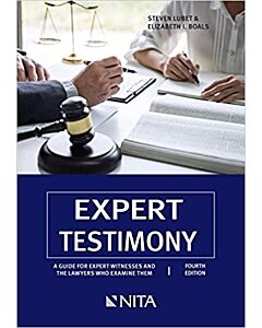 Expert Testimony (NITA) 9781601568700