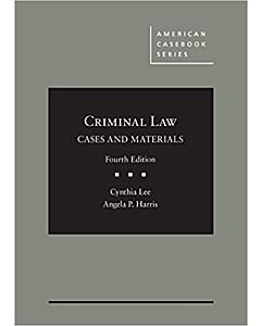 Criminal Law, Cases and Materials (American Casebook Series) (Instant Digital Access Code Only) 9781642426816