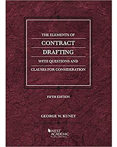 The Elements of Contract Drafting 9781684674565