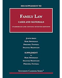 Supplement to Family Law: Cases and Materials, Unabridged and Concise 9798892090414