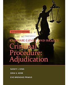 Criminal Procedure: Adjudication - CasebookPlus 9798887862187