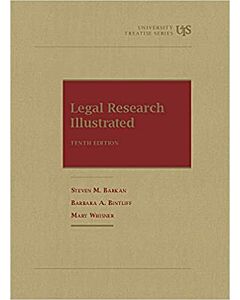 Legal Research Illustrated (University Treatise Series) 9781609300555