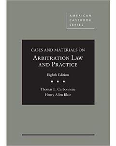 Arbitration Law and Practice (American Casebook Series) 9781642420876