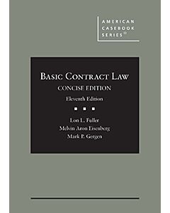 Basic Contract Law, Concise Edition (American Casebook Series) 9781685610319