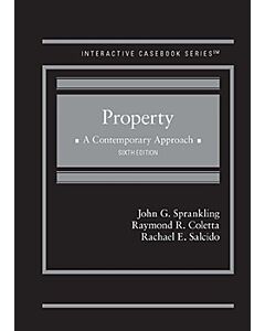 Property: A Contemporary Approach (Interactive Casebook Series) (Used) 9781685614812