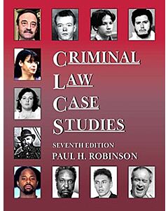 Criminal Law Case Studies 9798887868332