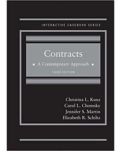 Contracts: A Contemporary Approach (Interactive Casebook Series) 9781683288152