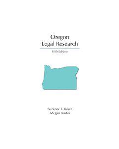 Oregon Legal Research 9781531024611