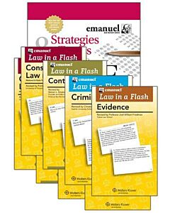 Law In A Flash Flashcards: Multistate Bar Exam Review Set 9781565425903