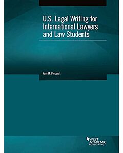 U.S. Legal Writing for International Lawyers and Law Students 9781634594721