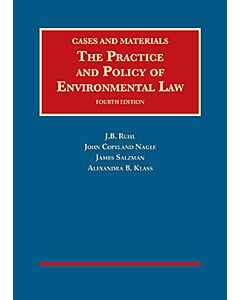 The Practice and Policy of Environmental Law (University Casebook Series) (Used) 9781634608114