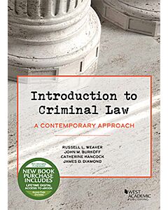 Introduction to Criminal Law: A Contemporary Approach 9781640200630