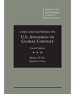 Cases and Materials on U.S. Antitrust in Global Context (American Casebook Series) (Used) 9781640208612