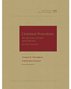 Criminal Procedure, An Analysis of Cases and Concepts 9781642422627