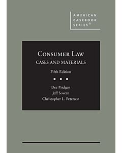 Consumer Law, Cases and Materials (American Casebook Series) 9781642423099