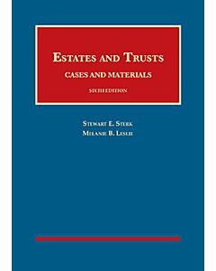 Estates and Trusts, Cases and Materials (University Casebook Series) (Rental) 9781642424911