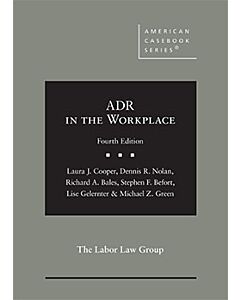 ADR in the Workplace (American Casebook Series) (Used) 9781642429817