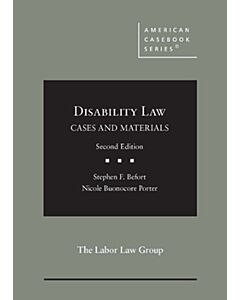 Disability Law: Cases and Materials (American Casebook Series) 9781647084868