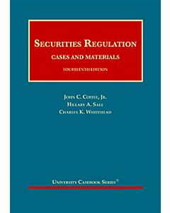 Securities Regulation (University Casebook Series) 9781647087753