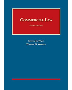 Commercial Law (University Casebook Series) 9781683289487