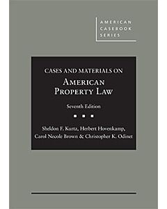 Cases and Materials on American Property Law (American Casebook Series) (Rental) 9781684671243