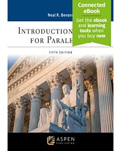 Introduction to Law for Paralegals (w/ Connected eBook) (Instant Digital Access Code Only) 9798889061076