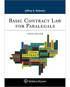 Basic Contract Law for Paralegals, Tenth Edition (w/ Connected eBook) 9781543839531