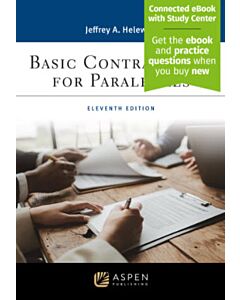 Basic Contract Law for Paralegals (w/ Connected eBook with Study Center) 9798892073523