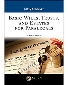 Basic Wills, Trusts, and Estates for Paralegals (w/ Connected eBook) (Instant Digital Access Code Only) 9798889064022