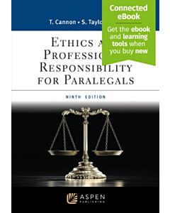 Ethics and Professional Responsibility for Paralegals (w/ Connected eBook) 9781543820546