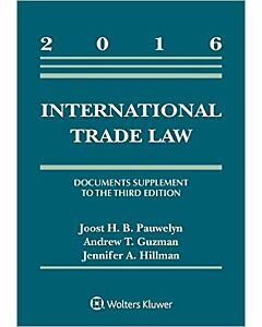 Documents Supplement to International Trade Law 9781454875673