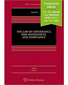 The Law of Governance, Risk Management and Compliance (w/ Connected eBook) (Instant Digital Access Code Only) 9781543849448