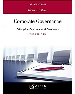 Corporate Governance: Principles & Practices (w/ Connected eBook) 9781543825848