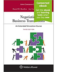 Negotiating Business Transactions: An Extended Simulation Course (w/ Connected eBook) 9781543840308