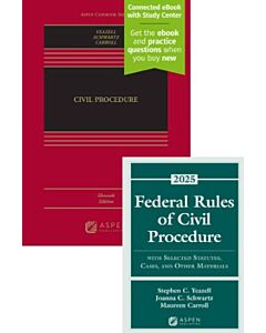 Civil Procedure (w/ Connected eBook with Study Center) & Federal Rules of Civil Procedure with Selected Statutes (Bundle Set) 9798894108445